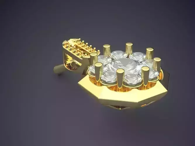 Diamond Pendant CAD-6581