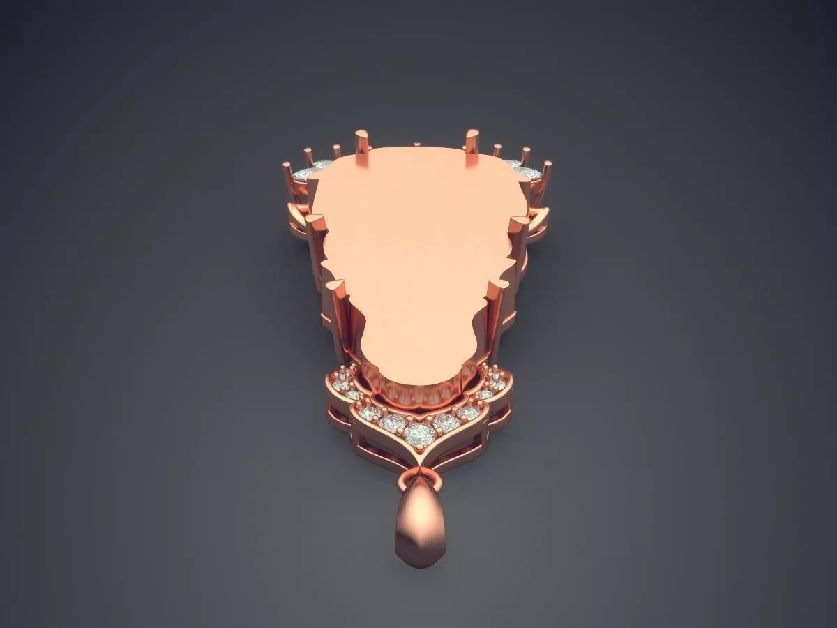 Pendant CAD-6554 3D print model_2