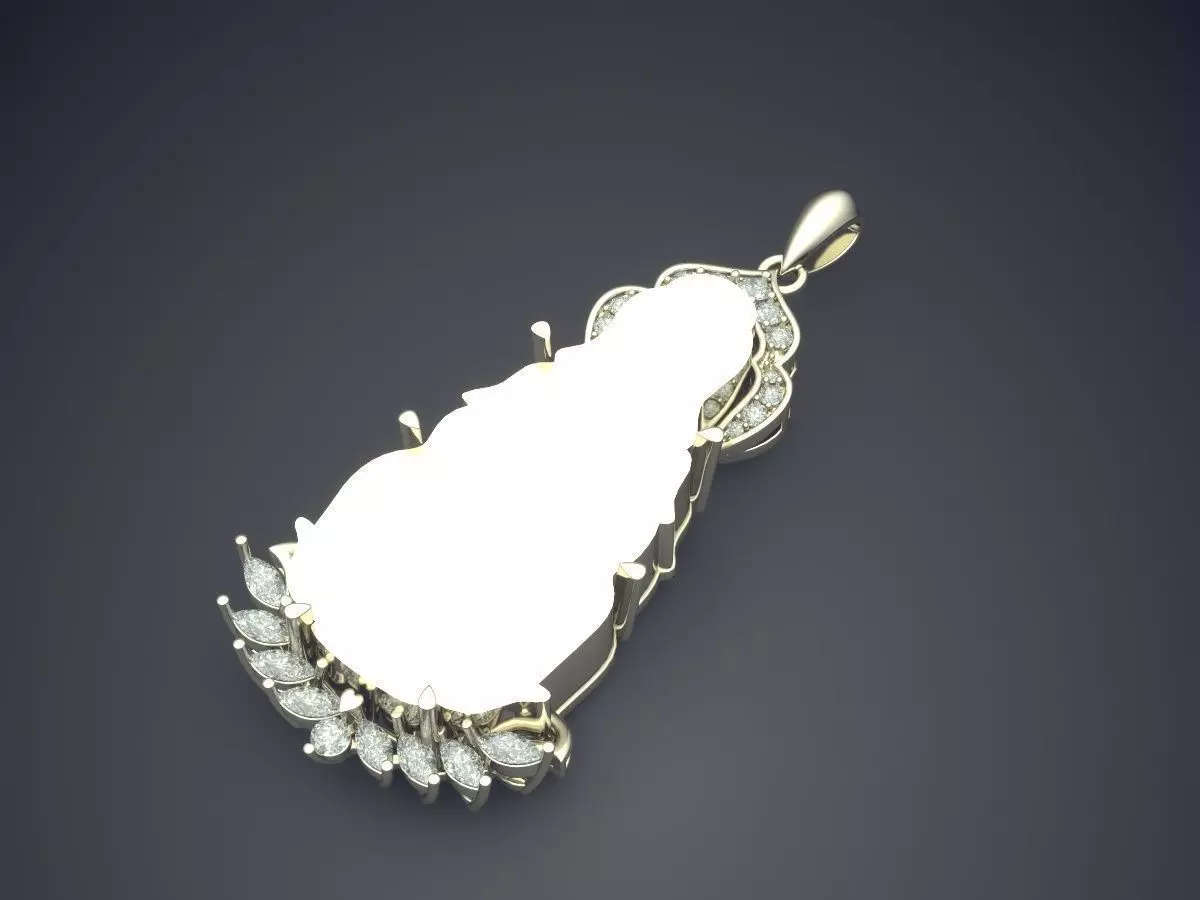 Pendant CAD-6554 3D print model_1