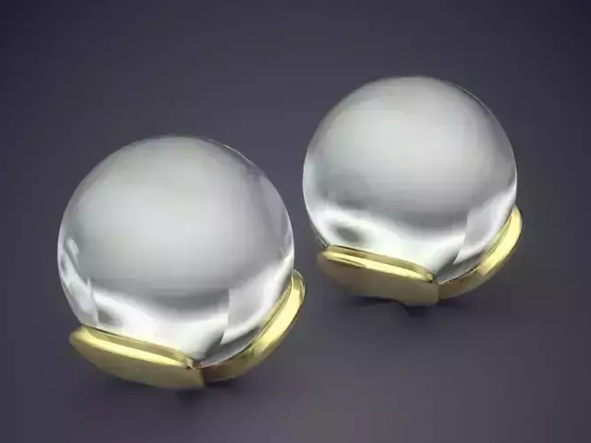 Earrings With Pearl CAD-6548