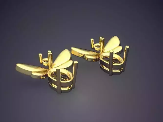Earrings CAD-6541