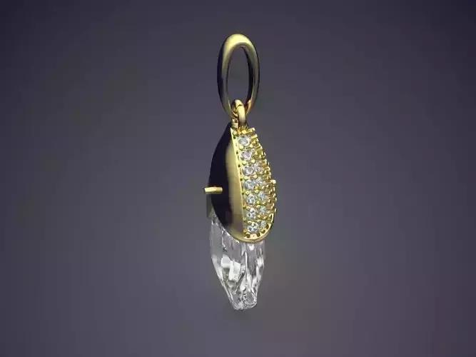 Pendant With Diamonds CAD-6537