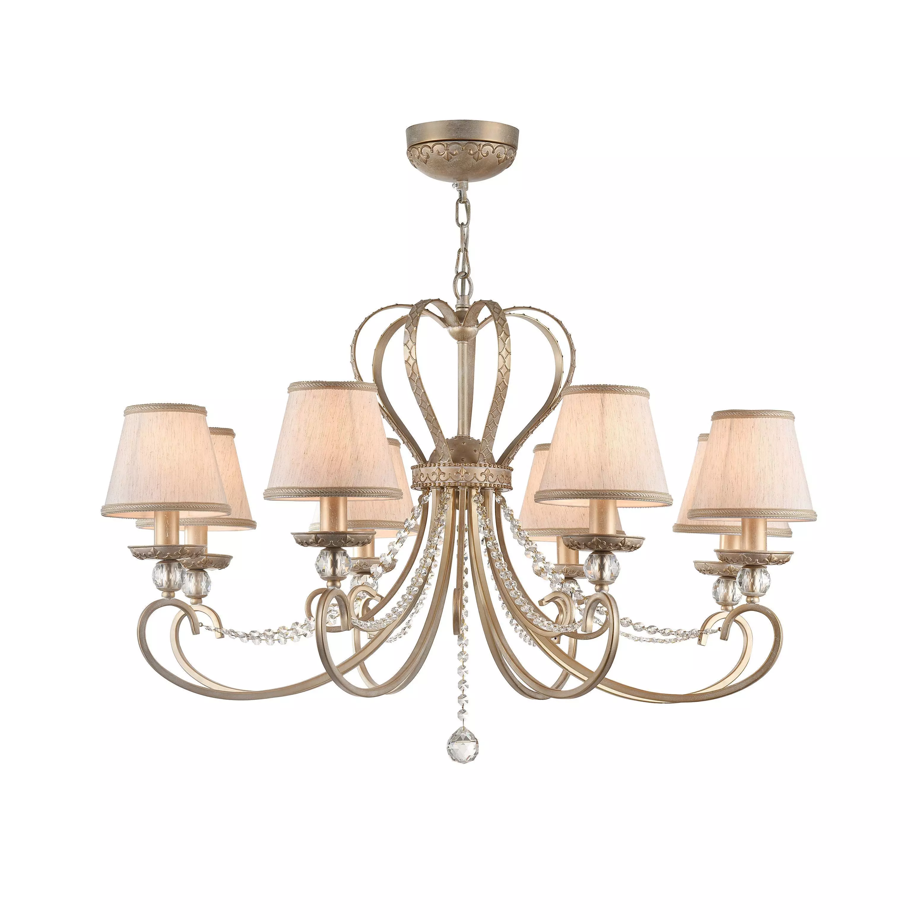 Chandelier Livorno RC144-PL-08-WG Maytoni Classic Free 3D model
