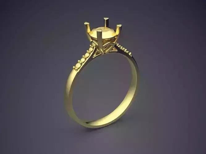 Engagement Ring CAD-6512