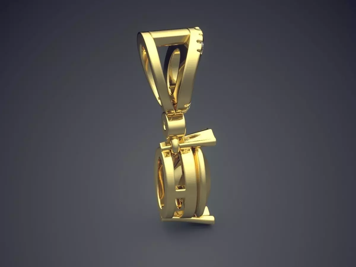 Pendant CAD-6510 3D print model_3