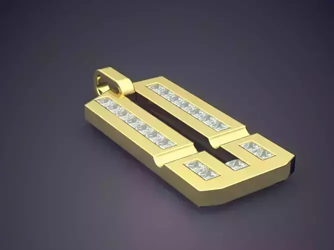 Pendant With Diamonds CAD-6502