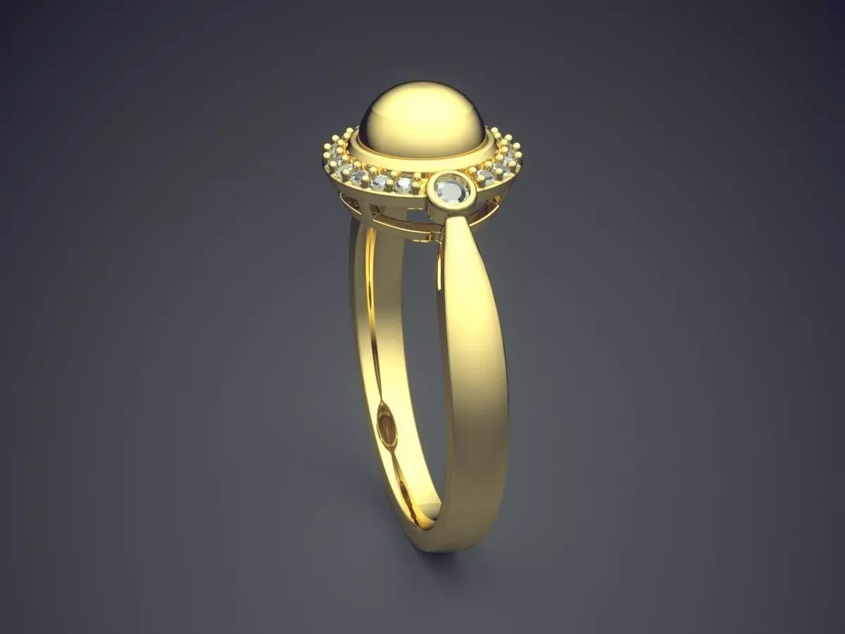 Ring CAD-6486 3D print model_3