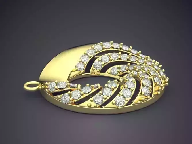 Pendant With Diamonds CAD-6477
