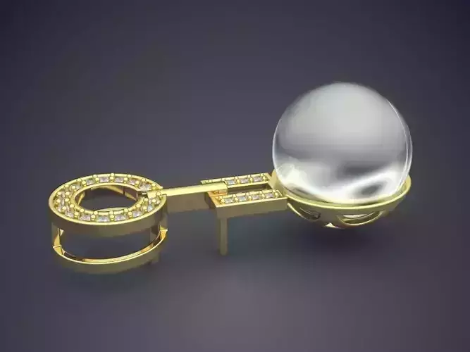 Pendant With Pearl CAD-6472