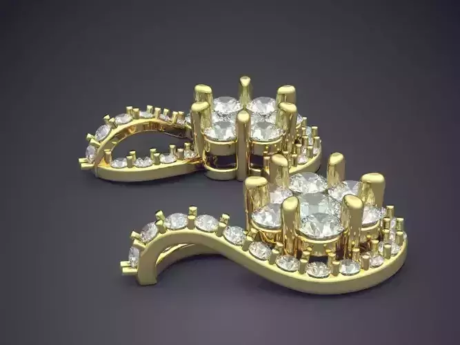 Pendant With Diamonds CAD-6465