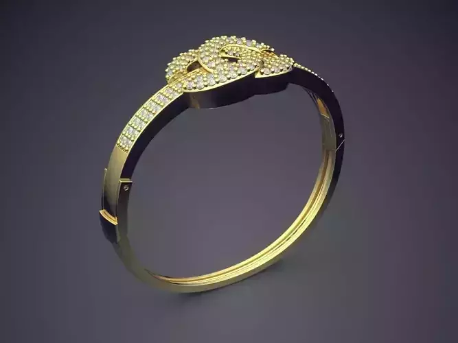 Thin Ring With Tiny Diamonds CAD-6460 3D print model
