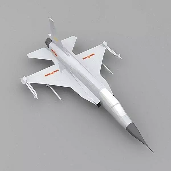 Chengdu JF-17 plane Low-poly 3D model