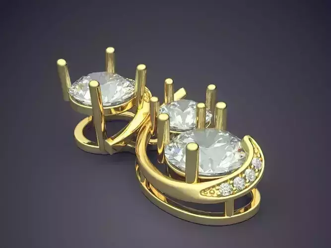 Pendant With Diamonds CAD-6448