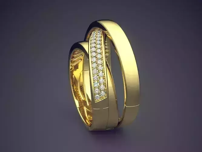 Unique Ring CAD-6447