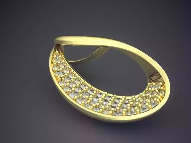 Pendant With Diamonds CAD-6439