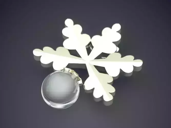 Pendant With Pearl CAD-6437