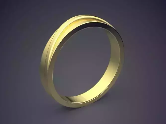 Engraved Ring CAD-6434