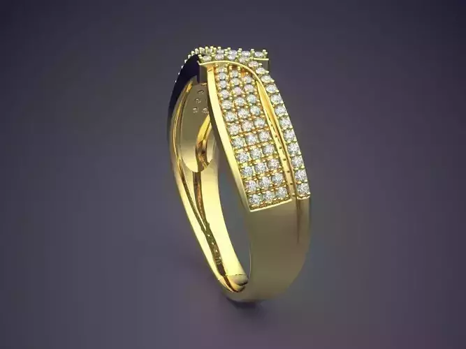 Ring With Diamonds CAD-6431