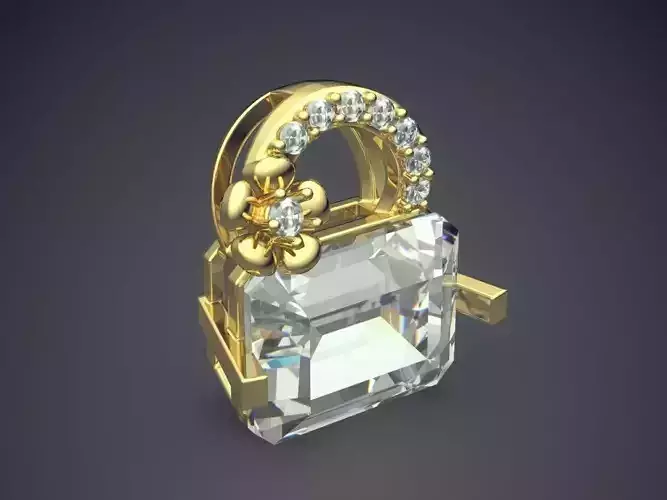 Pendant With Diamonds CAD-6430