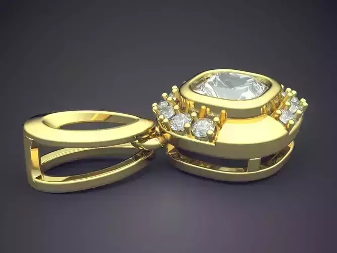 Pendant With Diamonds CAD-6424