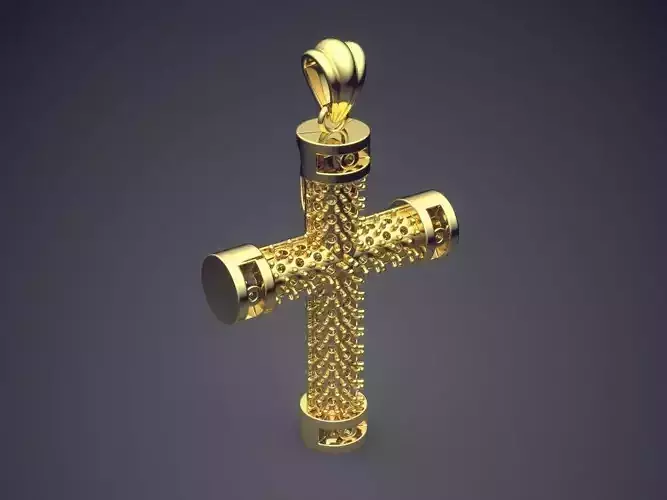 Cross Shape Pendant CAD-6421