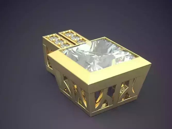 Pendant With Diamonds CAD-6419