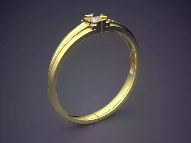 Engraved Ring CAD-6414