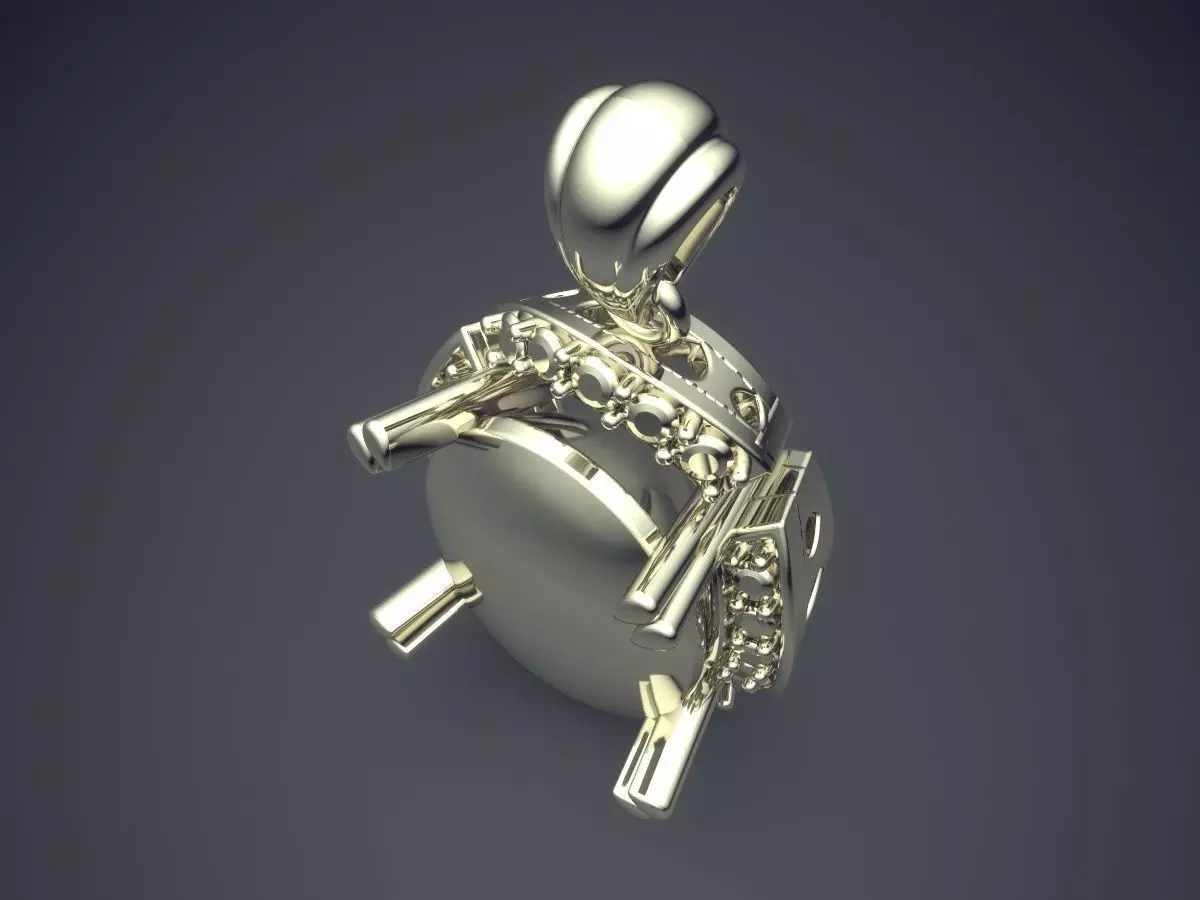 Pendant CAD-6410 3D print model_1