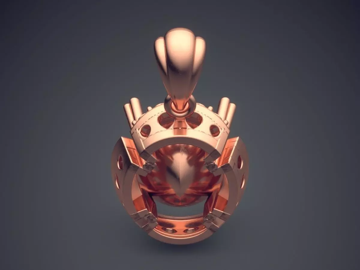 Pendant CAD-6410 3D print model_2