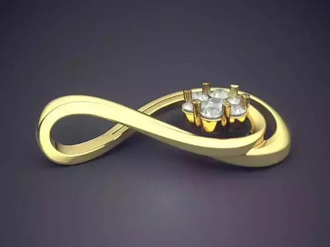 Pendant With Diamonds CAD-6404