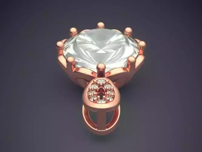 Pendant With Diamonds CAD-6391