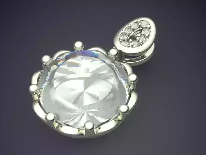 Pendant With Diamonds CAD-6391