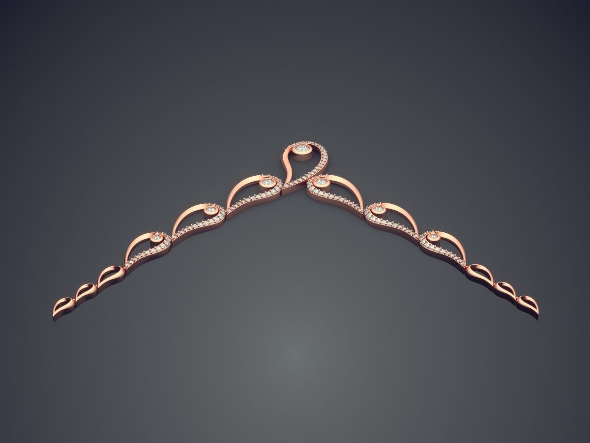 Drop Shape Pendant CAD-6369 3D print model_2