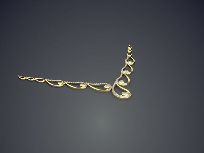 Drop Shape Pendant CAD-6369 3D print model