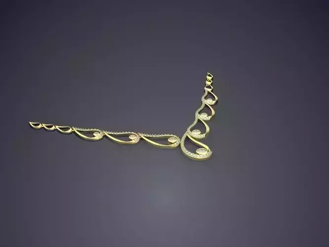 Drop Shape Pendant CAD-6369