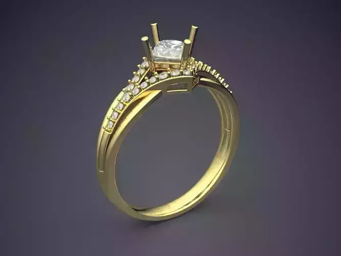 Engagement Diamond Ring CAD-6362