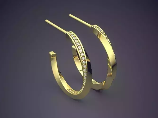 Earrings CAD-6350