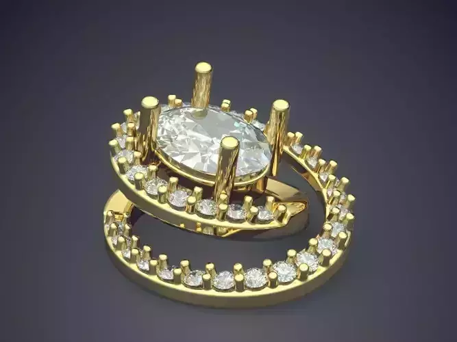 Diamond Pendant CAD-6337