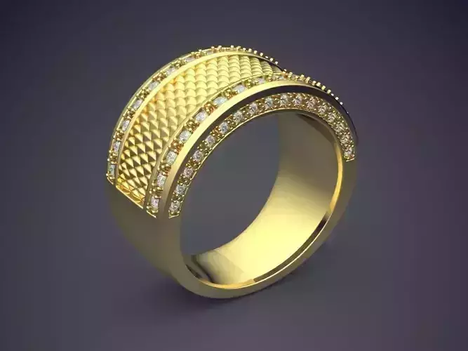 Thick Ring CAD-6327 3D print model