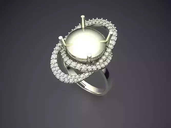 Unique Ring CAD-6316