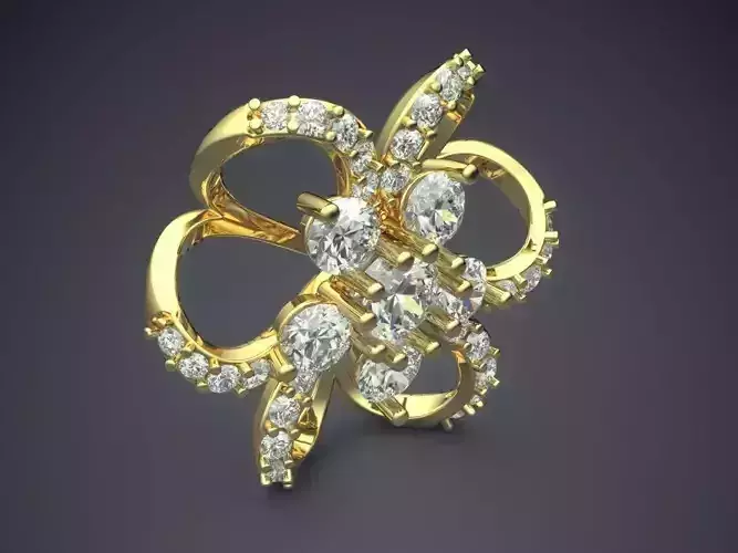 Pendant With Diamonds CAD-6304 3D print model