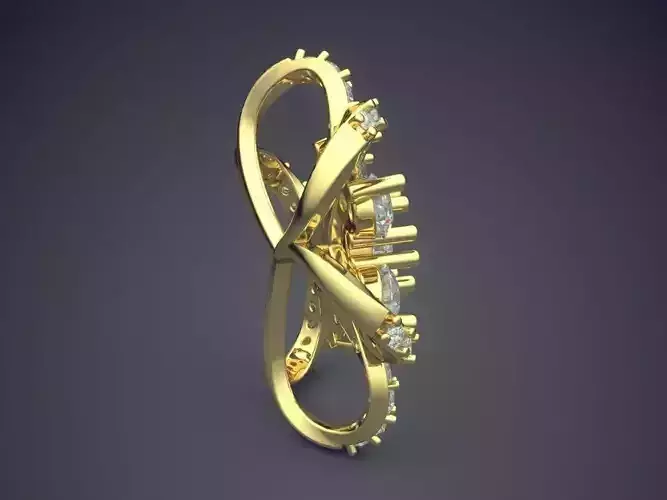 Pendant With Diamonds CAD-6304