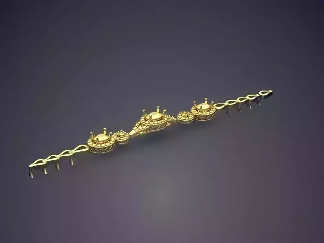 Bracelet With Diamonds CAD-6292