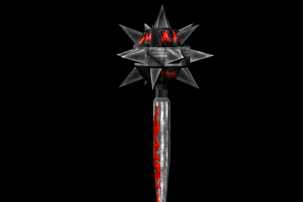 Fire Melee Collection Low-poly 3D model_19