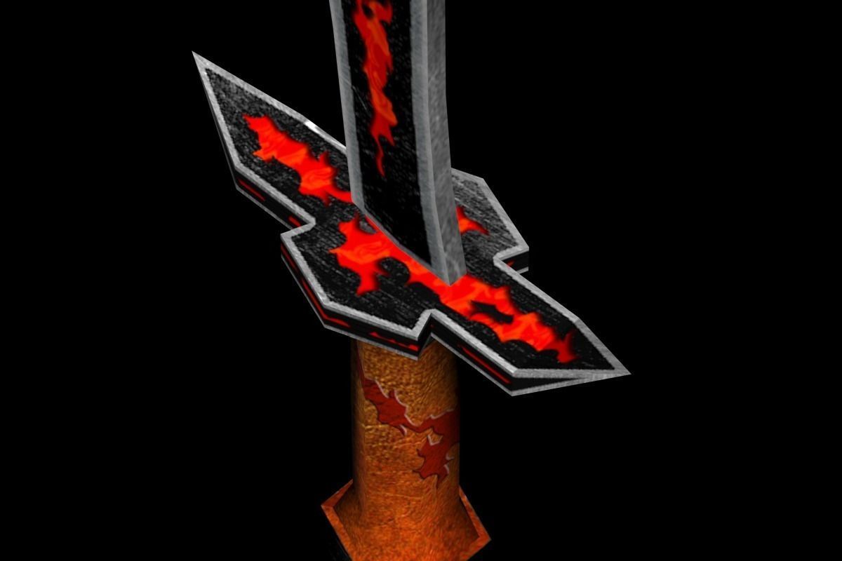 Fire Melee Collection Low-poly 3D model_29