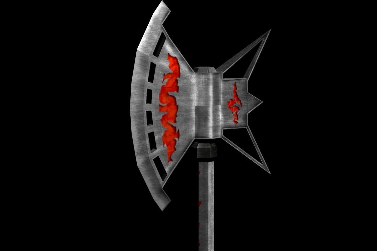 Fire Melee Collection Low-poly 3D model_5