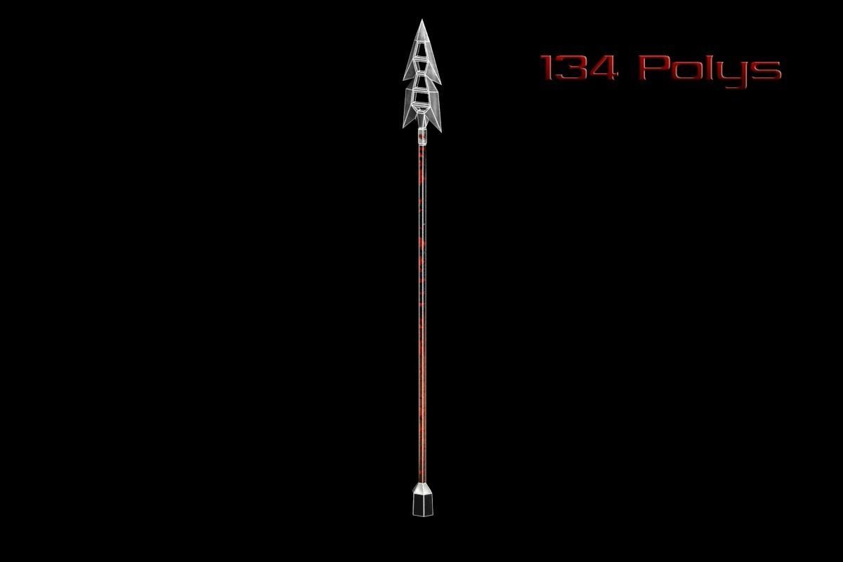 Fire Melee Collection Low-poly 3D model_20