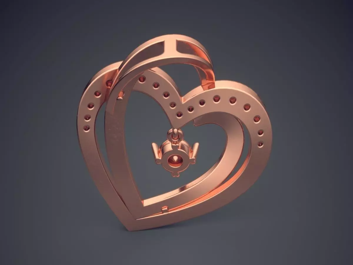 Pendant CAD-6286 3D print model_2
