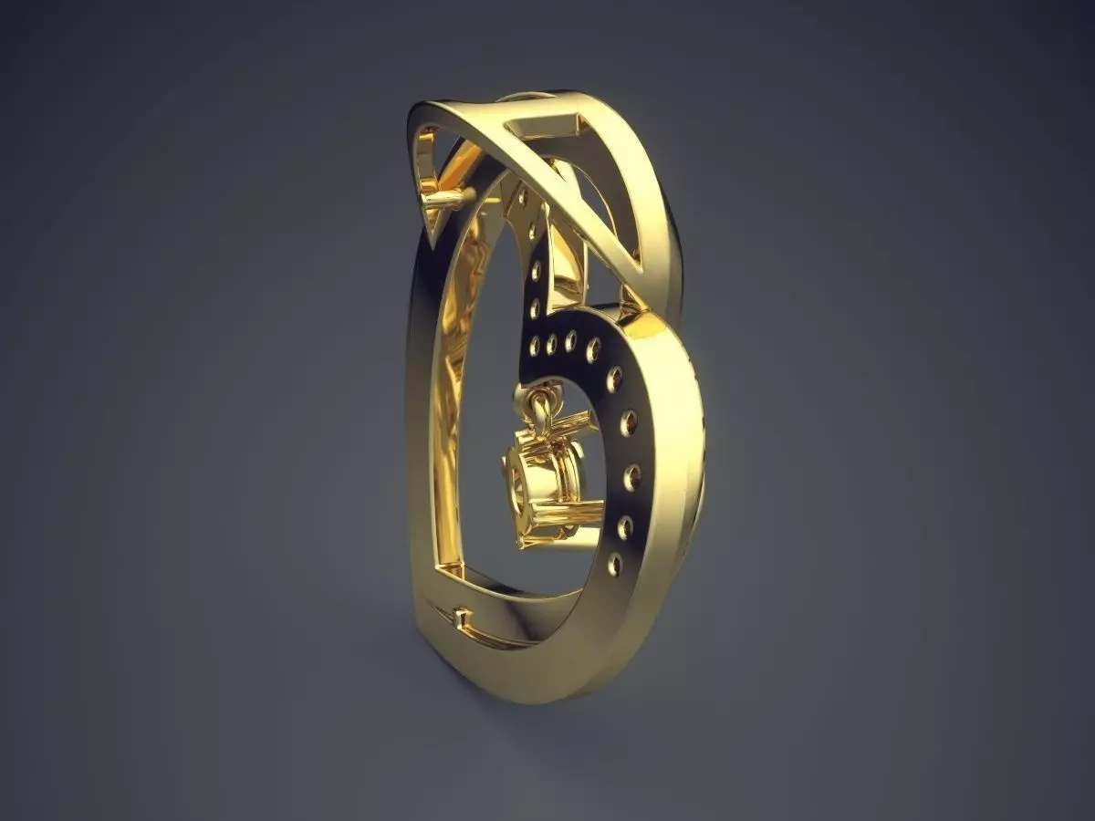 Pendant CAD-6286 3D print model_3