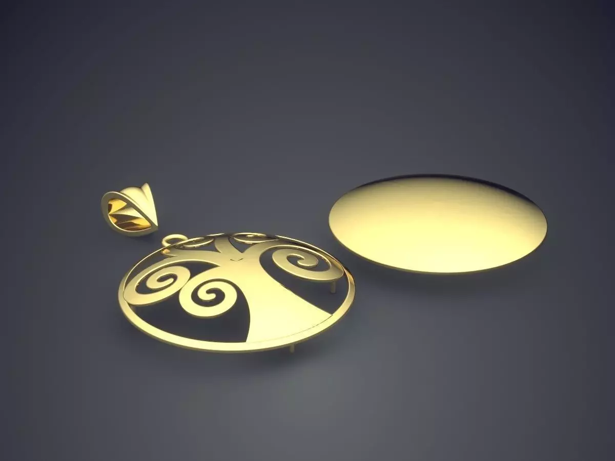 Pendant CAD-6278 3D print model_0